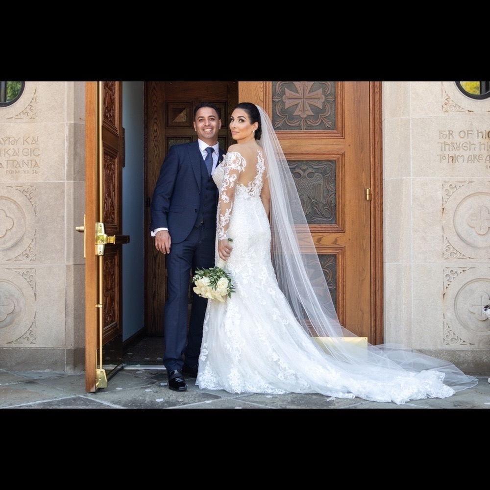 Wedding gown Martina Liana 870 beaded ivcf/plUSA12